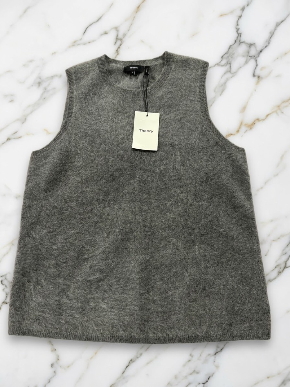 Theory Brushed Top in Airy Cashmere